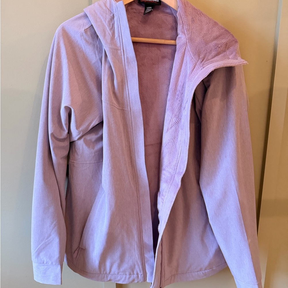 Kirkland Signature Plush Lined Jacket Size Large Lavender